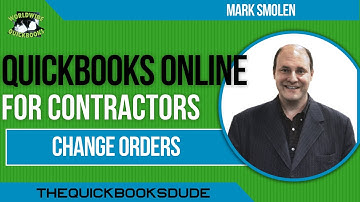 QuickBooks Online Contractors Change Orders