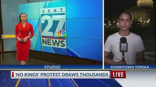 'No Kings' protests draw thousands