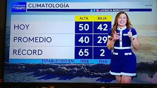 Lucrecia Borchardt on Univision News 41 at 6pm