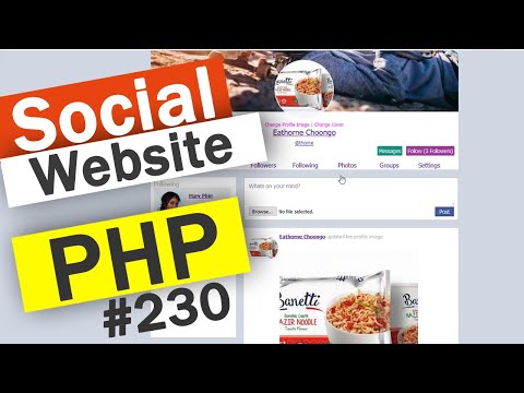 Social Website from