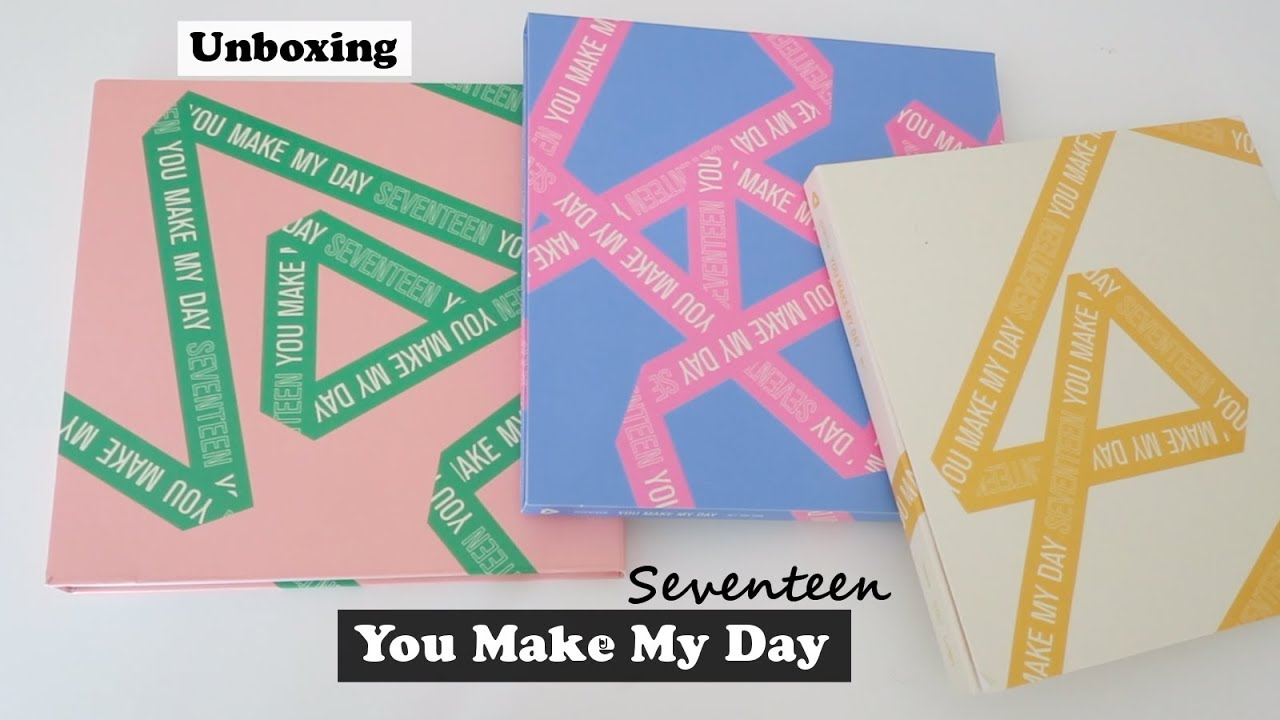 Unboxing Seventeen You Make My Day 5th Mini Album 세븐틴 5집 미니앨범 후기