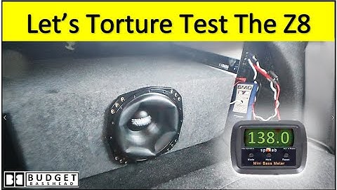 Incredible Bass From A Single 8 Inch Woofer - Sundown Audio Z8 - 5,000W SPL Test