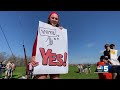 120 students from Mount Abraham Unified School District hold walkout protesting failed budget votes