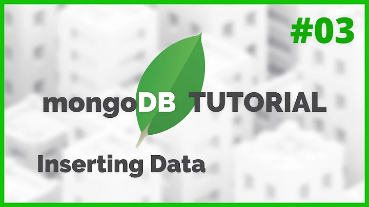 MongoDB in NodeJS - Inserting Data (2020) [Episode #3]