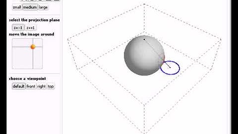 Inverse Stereographic Projection of Simple Geometric Shapes