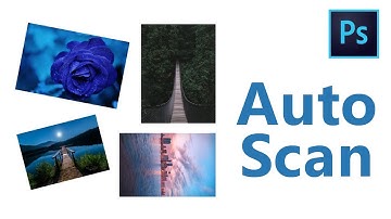 Auto Crop and Straighten Scan | Adobe Photoshop CC Tutorial | 2020