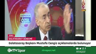 CANLI - Galatasaray Başkanı Mustafa Cengiz konuşuyor