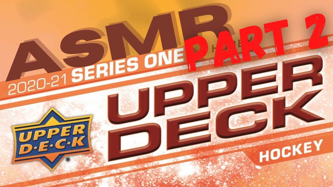 [ASMR] 2 MORE ACETATE CARDS?! 20-21 Upper Deck Series 1 Hockey -  Quiet Whispering, Card Sounds