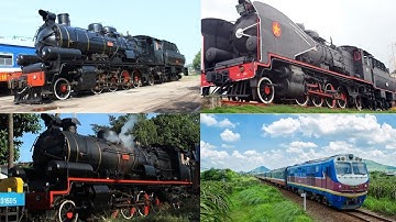 ( TRAIN )TÀU HỎA và NHỮNG ĐOÀN TÀU HƠI NƯỚC chạy nhanh về ga .