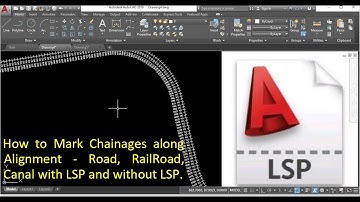 How to Mark #Chainages along #Alignment   #Road, #Rail, #Canal with #LSP and without LSP ||