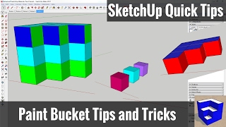 Famous SketchUp Paint Bucket Tips and Tricks - SketchUp Quick Tips Net Worth