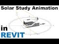 Sun Settings and Solar Study Animation in Revit Tutorial