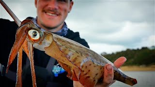 How To Catch Squid  Jetty Fishing