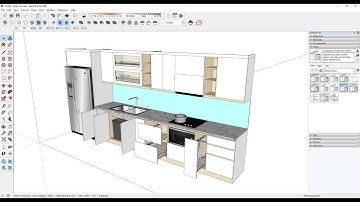 Dynamic Components Sketchup - Làm Tủ Bếp Tự Động Mở Cánh Và Ngăn Kéo - PhuongTk.mp4