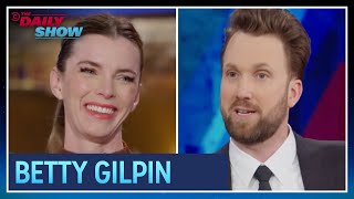 Betty Gilpin - Playing an A.I.-Fighting Nun on "Mrs. Davis" | The Daily Show