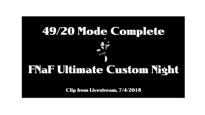 Coda on X: #ultimatecustomnight is out! I wanted to model