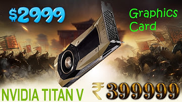 NVIDIA TITAN V THE MOST POWERFUL PC GPU EVER CREATED 2018