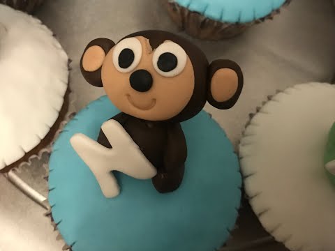 Fondant monkey \\ მარციპანის მაიმუნი