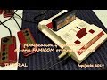 Restaurar y MOD de una Famicom. Salida de audio y vídeo compuesto. Blanqueado de carcasas.