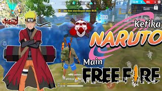 Main FF Pake Jurus Naruto😂 Free Fire Versi Wibu