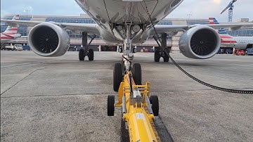 A321NEO Pushback And Engine Start