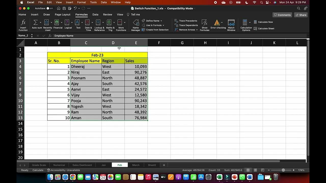 How to Use the SWITCH Function in Excel A Guide to Evaluating Multiple