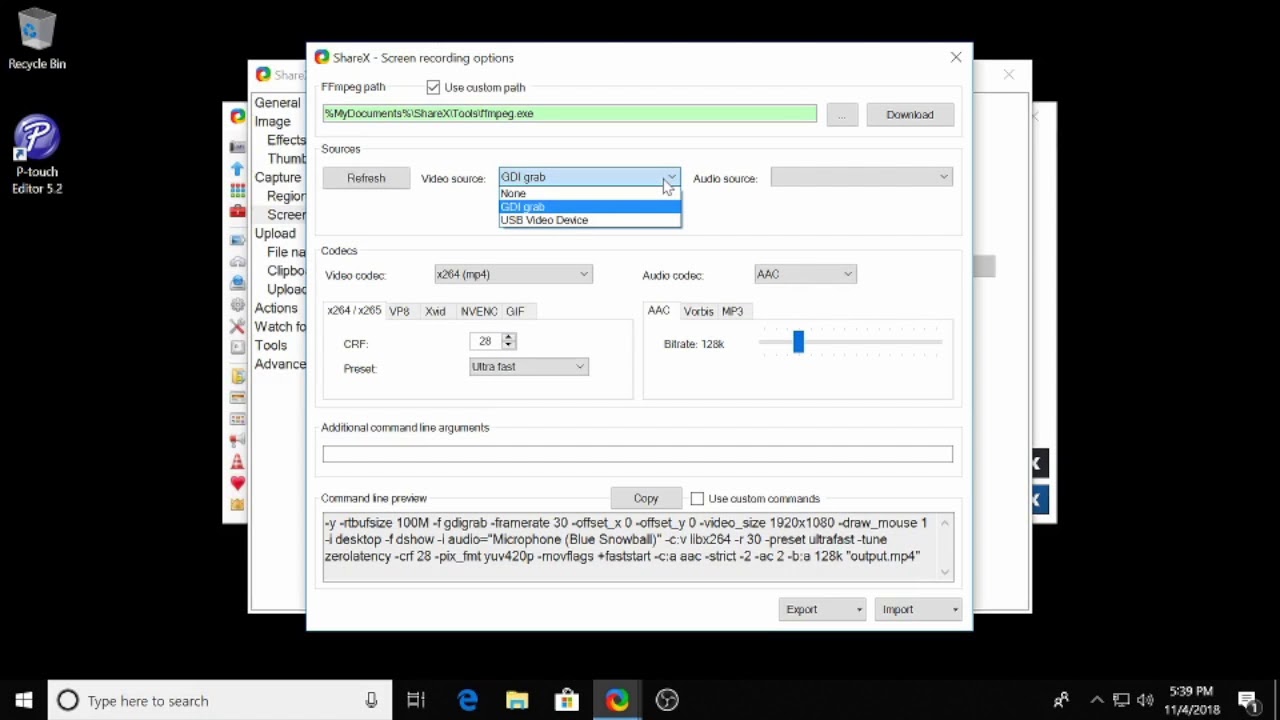 sharex record video and audio sharex record video and audio