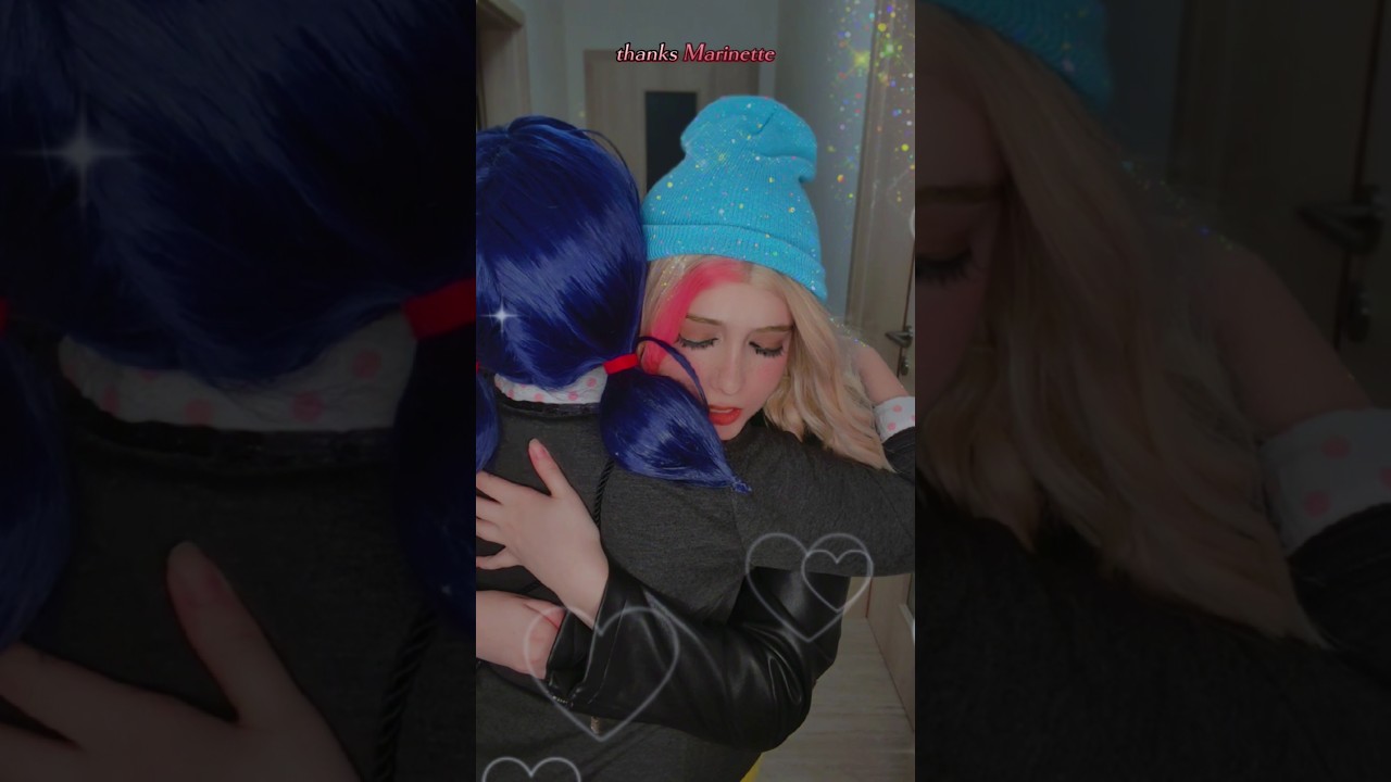 Zoé confessing her feelings  to Marinette @nikkihatsunecosplay#miraculous #cosplay #shorts