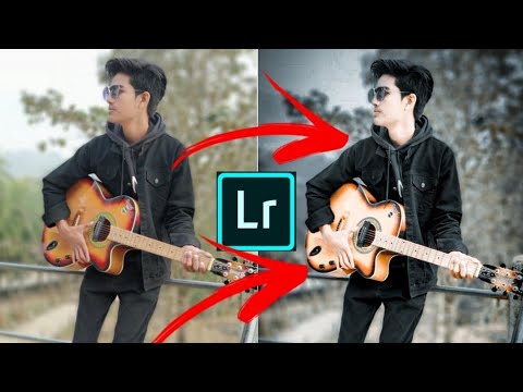 Lightroom amazing dark portrait color effect |  Best dark background editing | Lr mobile tutorial