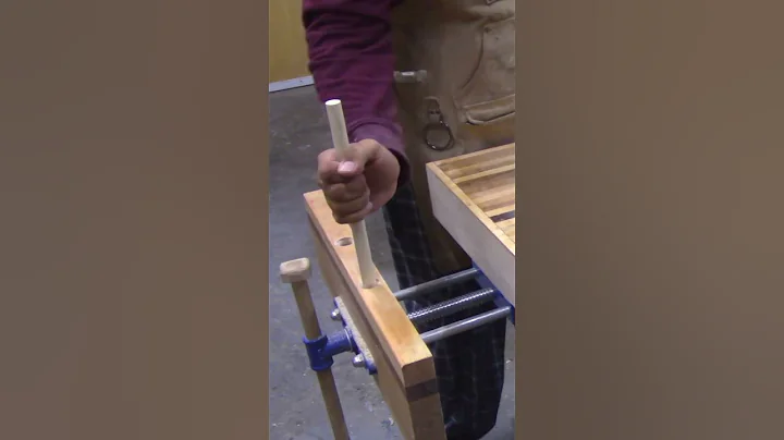 Bench Dog Holes #Shorts  #woodworking #diy