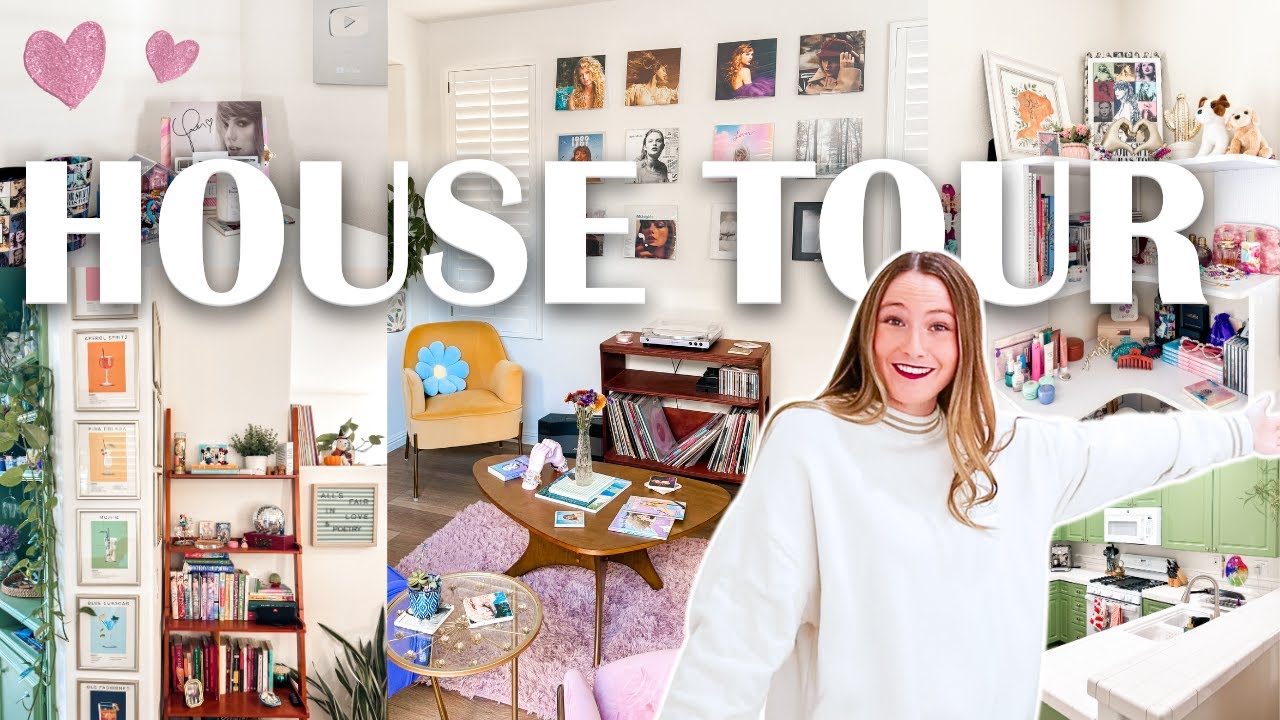 A Taylor Swift Inspired House Tour 💕 our mid-20s colorful, bright, girl house✨
