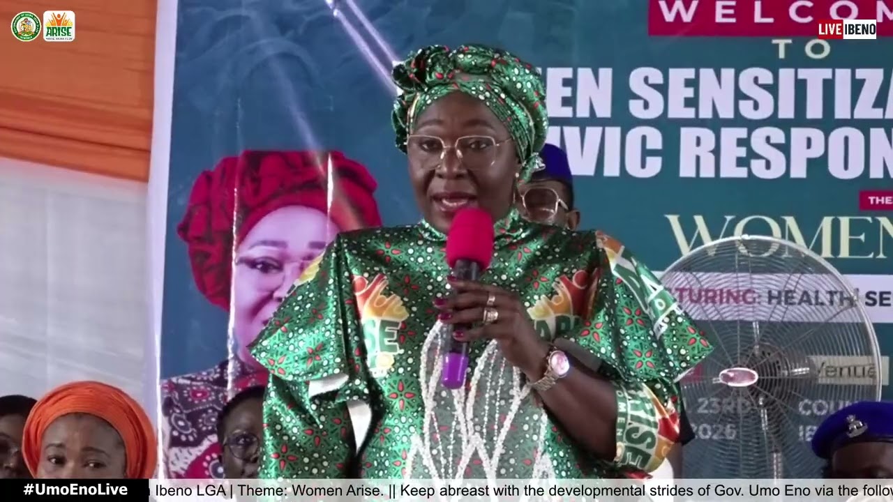 Remarks by Her Excellency, Sen. Dr. Akon Eyakenyi, Deputy Governor of Akwa Ibom State