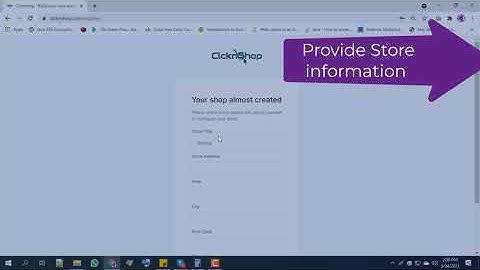 Clcknshop – Multitenancy Based Ecommerce Platform (SAAS) - How to registration with clcknshop
