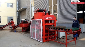 LT4-10 Compressed Earth Block Machine  - LONTTO