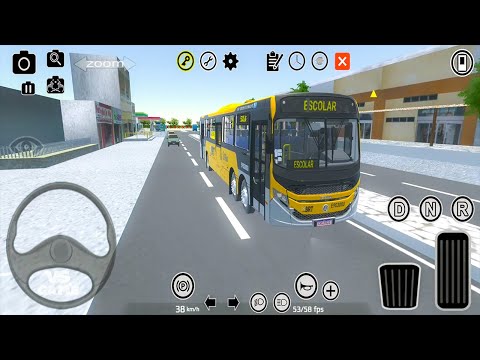 DIRIGINDO UM ÔNIBUS ESCOLAR NO PROTON BUS SIMULATOR! 