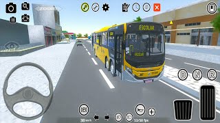 DIRIGINDO UM ÔNIBUS ESCOLAR NO PROTON BUS SIMULATOR! 