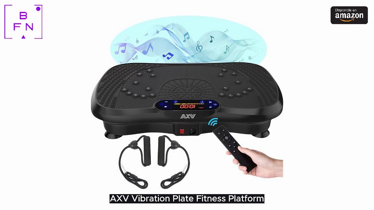AXV Vibration Plate Fitness Platform Exercise Machine Vibrating Lymphatic Drainage Shaking Full Body