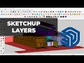 Como usar capas o layers en SketchUp- Fácil y sencillo