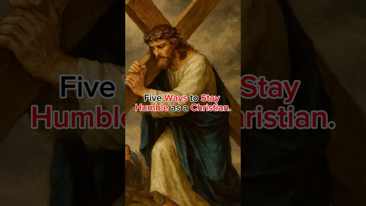 Five ways to stay humble as a Christian. 