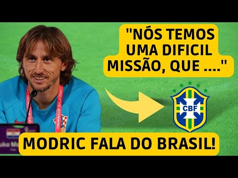 OHEI ISSO! MODRIC  SOBRE O BRASIL, EU NÃO ACREDITEI QUE FALOU ISSO! NOTICIA SELEÇAO BRASILEIRA