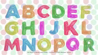 Balloon Animated Typeface for After Effects Template