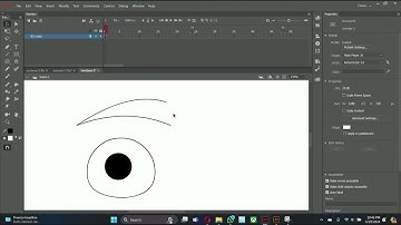 Tutorial cara membuat animasi mata berkedip di Adobe Animate - By Muhammad Ridwan
