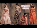 Floral embroidered organza wedding wear lehenga choli  stylish lehenga choli  ethnic plus