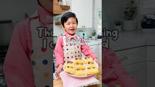 Flashback to when Dash was 4 and made these cute sleeping bear pastries! 🐻 #kidchef #kidsbaking