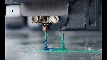 Cetu2 #dualextrusion Stringing Test without Purge Tower