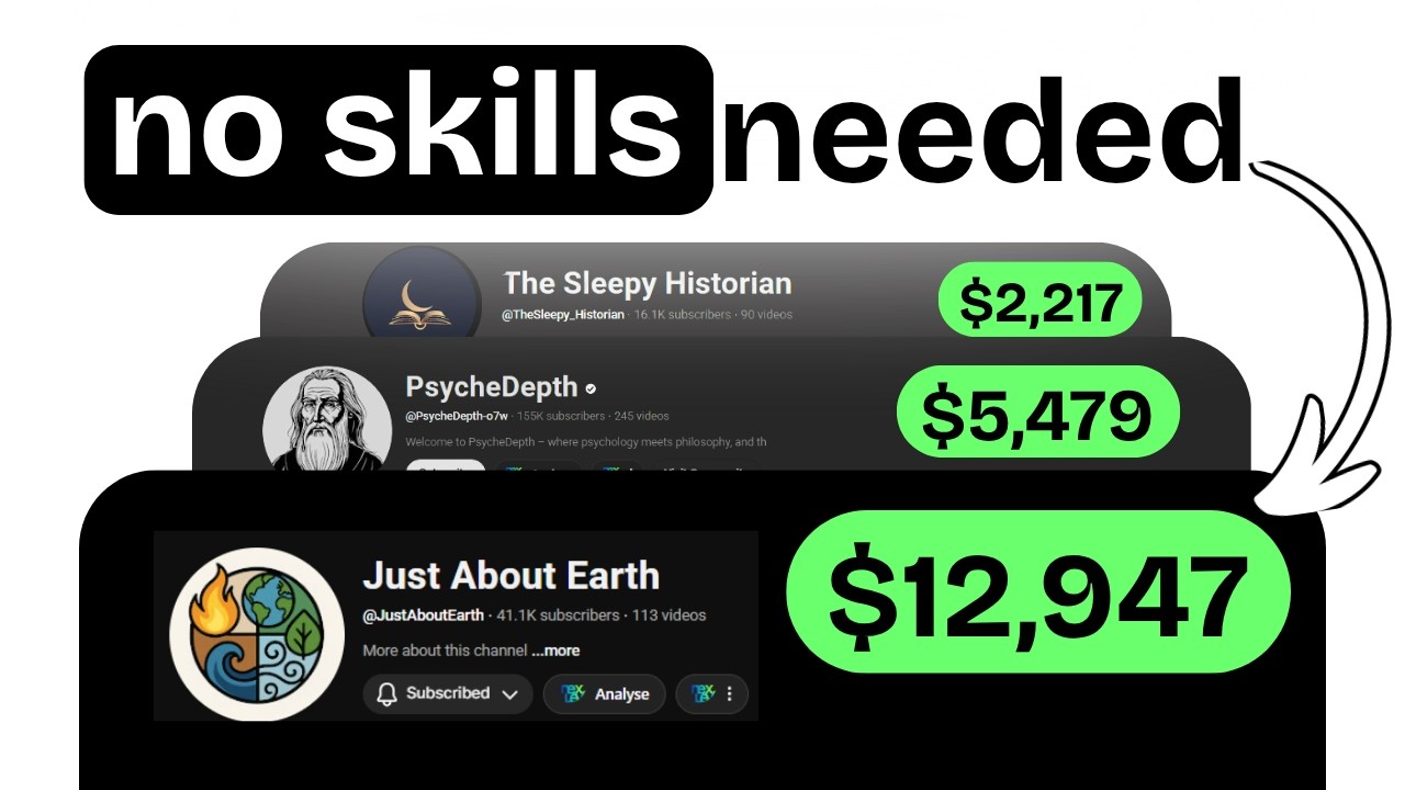 3 Faceless YouTube Niches (EASY to Start in 2026)