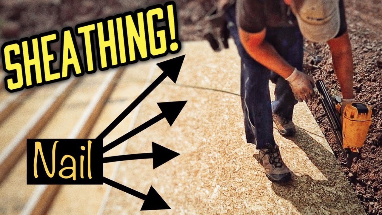 How To Cut And Install OSB Sheathing OSB 1/2” YouTube