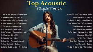 Top Acoustic Playlist 2026🎵 Best English Acoustic Cover Song | Viral TikTok Mix 2026 | At my Worst