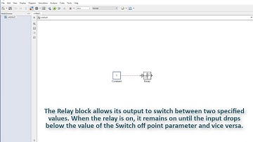 What is MATLAB Simulink relay block