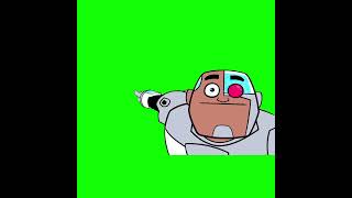 Cyborg - Chicos miren un pajarito meme - Green Screen